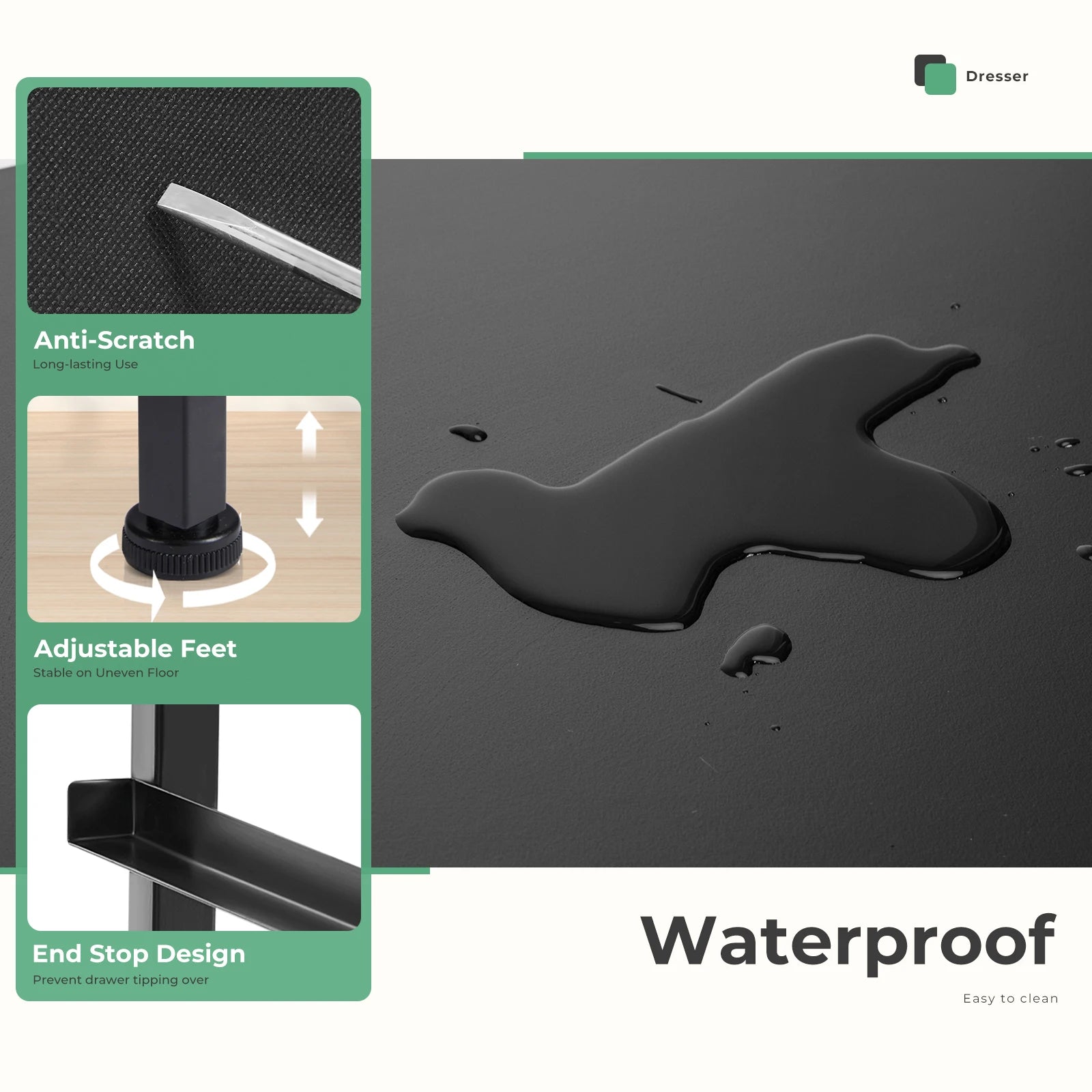 JIAN-Armoires de salon en tissu, 4 couches avec armoire, cadre en acier, assemblage de Cisco pour vêtements, armoire de rangement de meubles