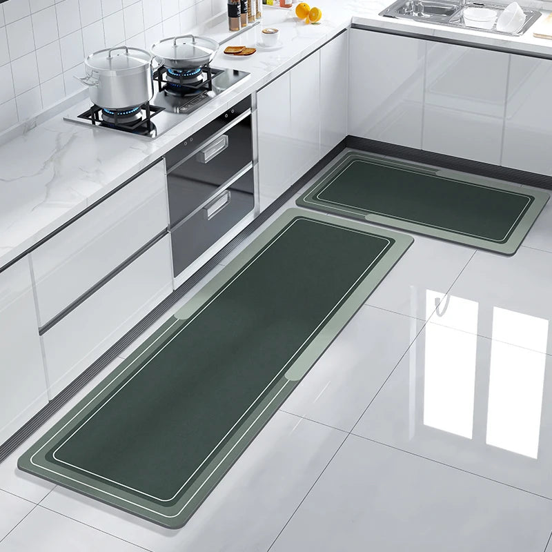 Nordic Kitchen Mats For Floor Waterproof Anti-Slip Kitchen Rug Long Area Rugs Hallway Bathroom Mat Entrance Doormat Washable