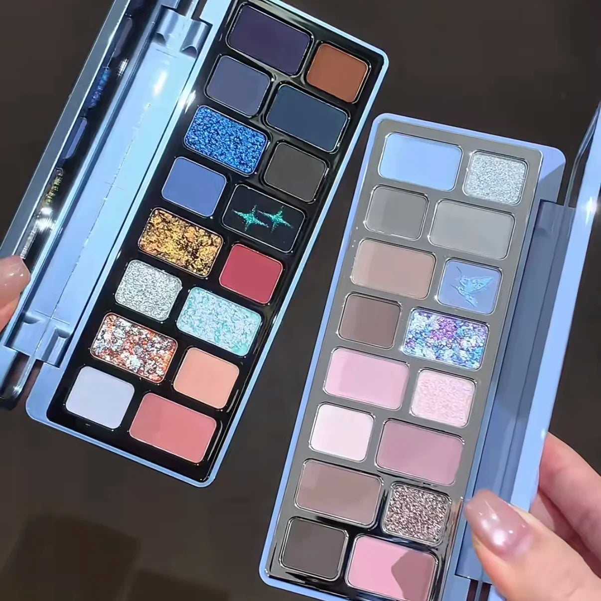 Qianyan Cheeryep 16 Color Eyeshadow Palette Glitter Chameleon Matte Pearlescent Flash Plate Cowherd Sequins