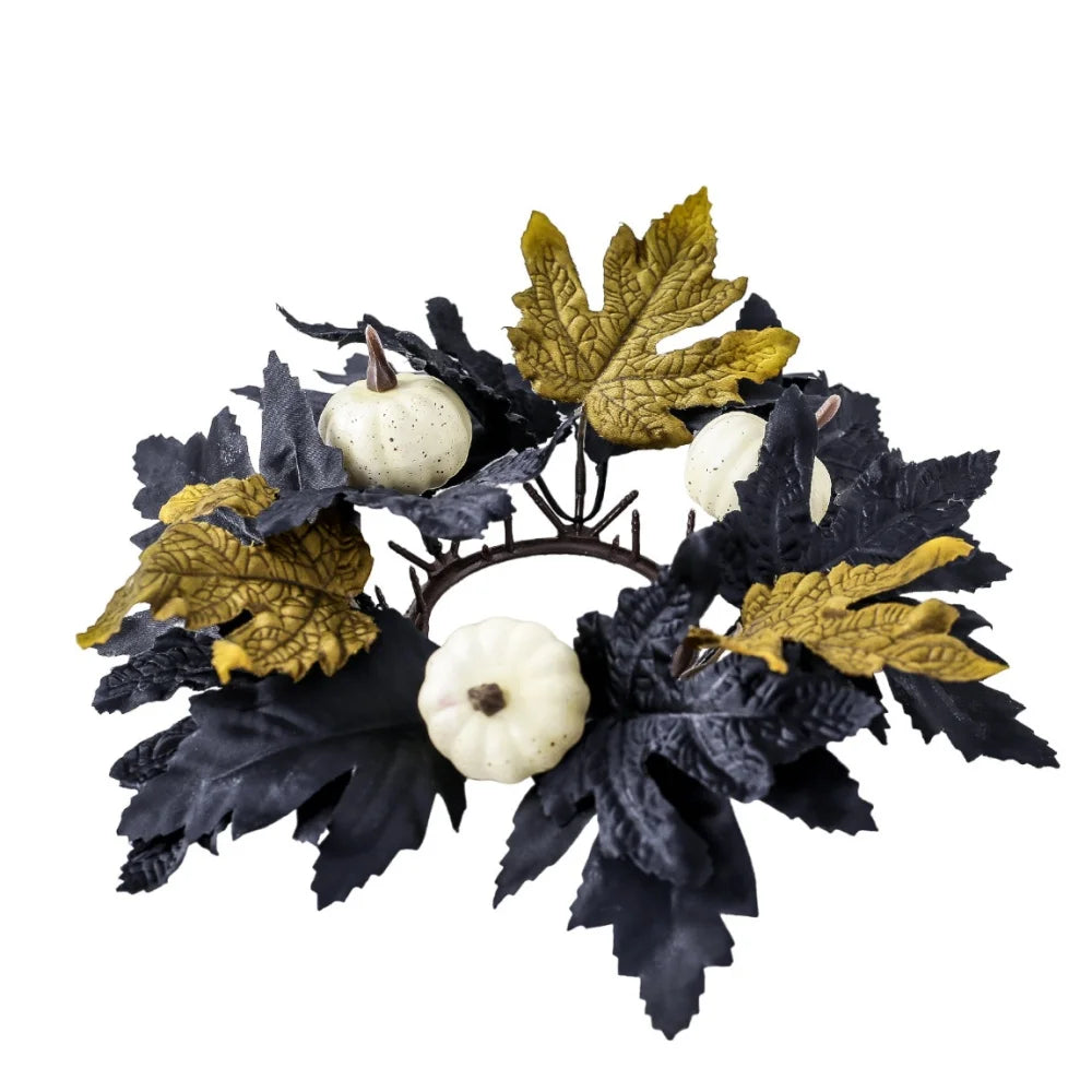 Berry Harvest Wreath Exquisite Workmanship Autumn Floral Wreath Maple Pumpkin Wreath High Quality Thanksgiving Day Decoration