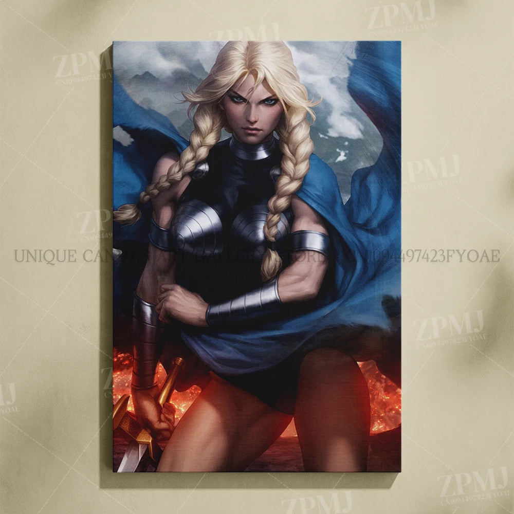 Marvel Comics Female Characters Canvas Pictures Home Decoration Paintings Poster HD Prints Wall Art The Avengers Room Frameless