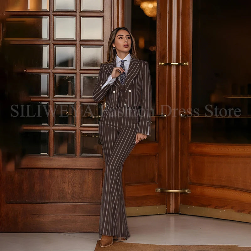 Ensemble Casual 3 pièces Veste Pantalon Gilet