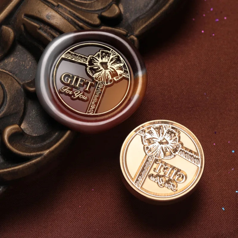 English Blessings Seal Head Wax Stamp Envelope Sealin Greeting Card Gifts Wedding Invitation,Thank You/Good Luck/Best Wishes