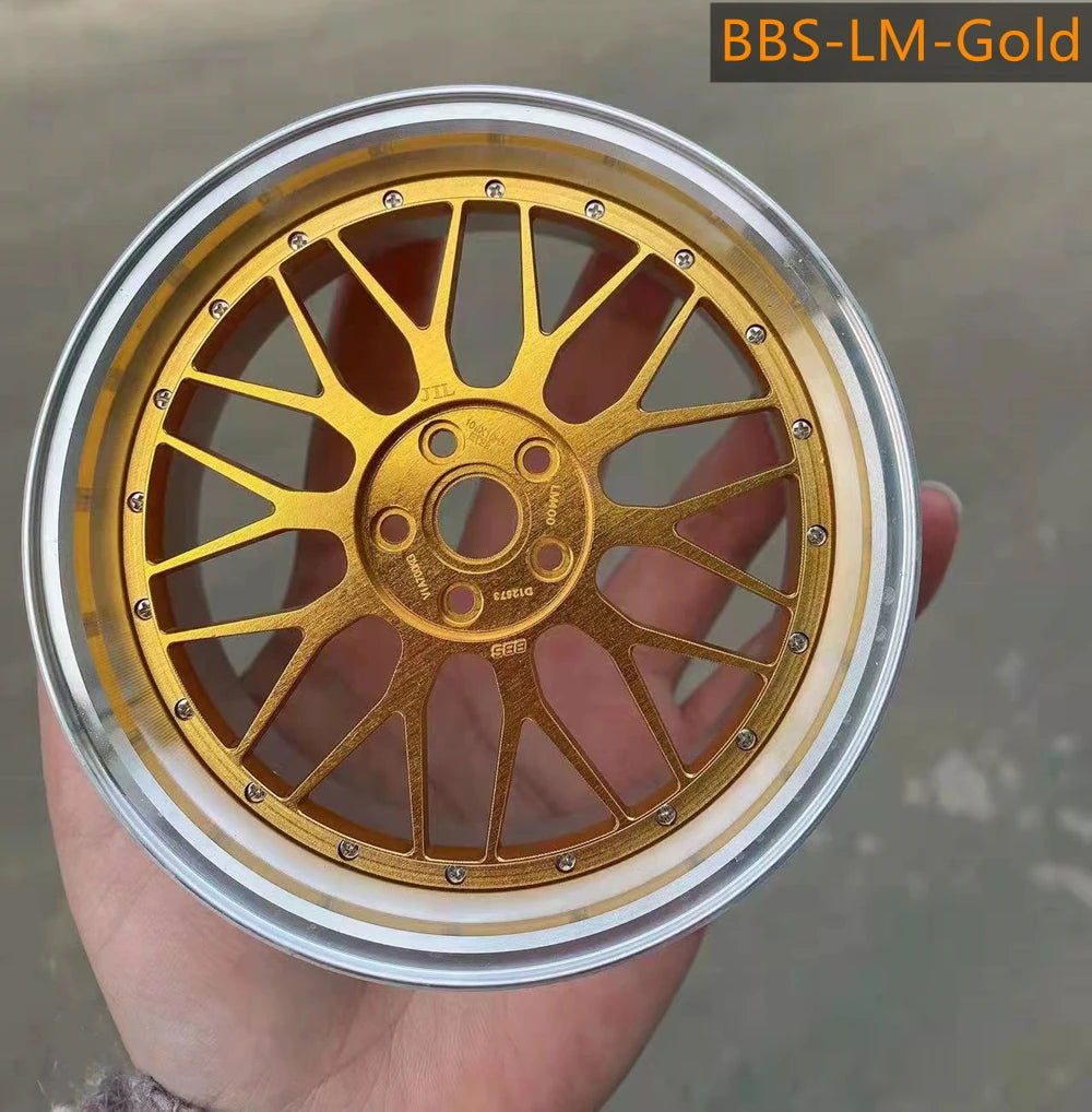 1/5 Car Model Metal Forged Assemble Refitting Wheel Hub  Creative Desktop Display  Personalized  Modification Toys Gift