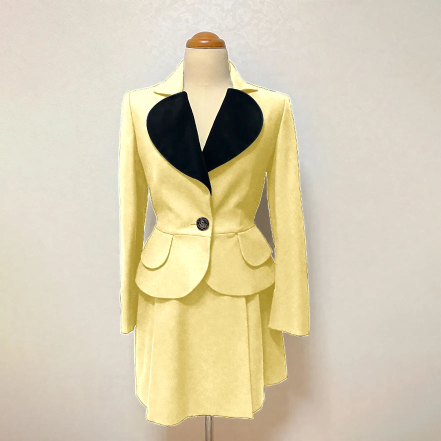 Costume 2 pièces personnalisé slim sweet