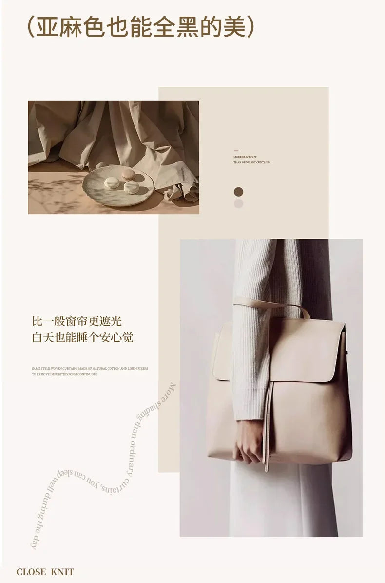 100% Blackout Japanese Modern Simple Curtains for Bedroom Living Dining Room Soundproof Textured Bamboo Window Decor Customized