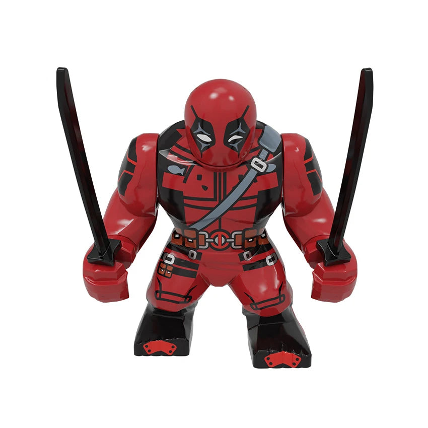 Hot Marvel movie Avengers DIY superhero 3D model character set building block assembly toy children's birthday gift boy girl