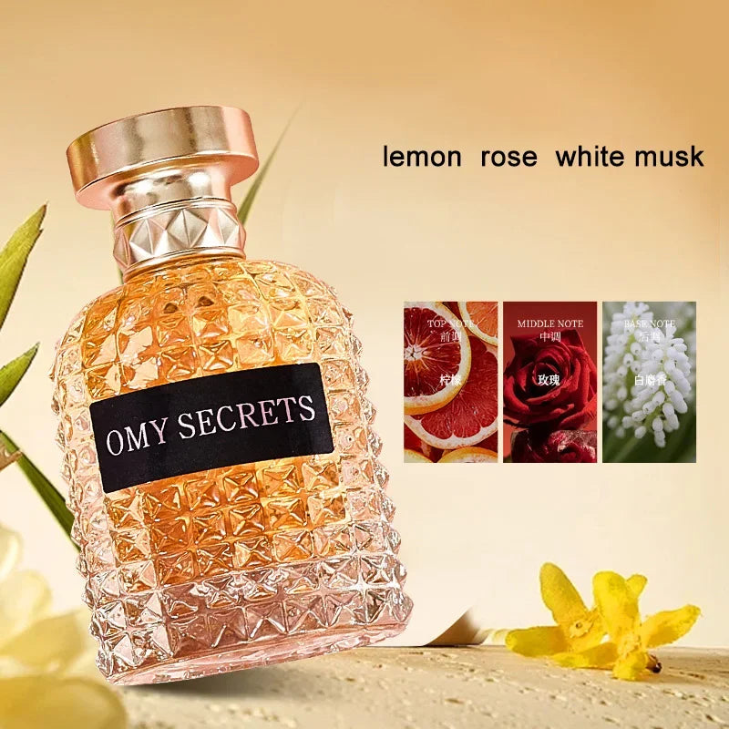Rivet Series Fresh Perfume Woody Fruity Floral Long-lasting Light Fragrance Ladies Deodorant Bergamot High-quality Charm Perfume