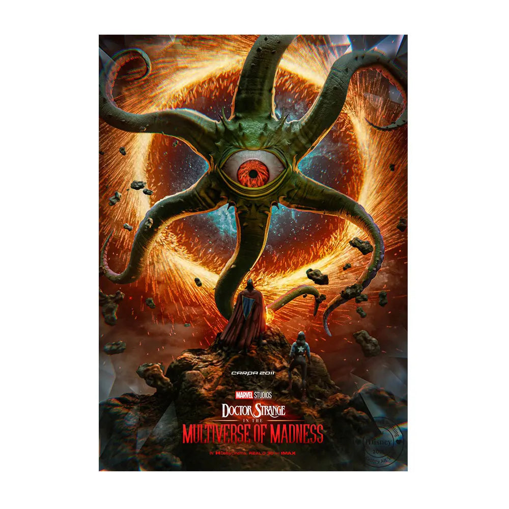 Marvel Marvel Doctor Strange In The Multiverse Of Madness New Movies Poster Films Print Canvas Paintings Room Home Decor