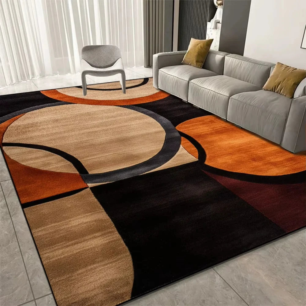 Luxury Geometric Carpets for Living Room Decor Sofa Large Area Home Rugs for Bedroom Soft Non-slip Mat for Kitchen Doormat