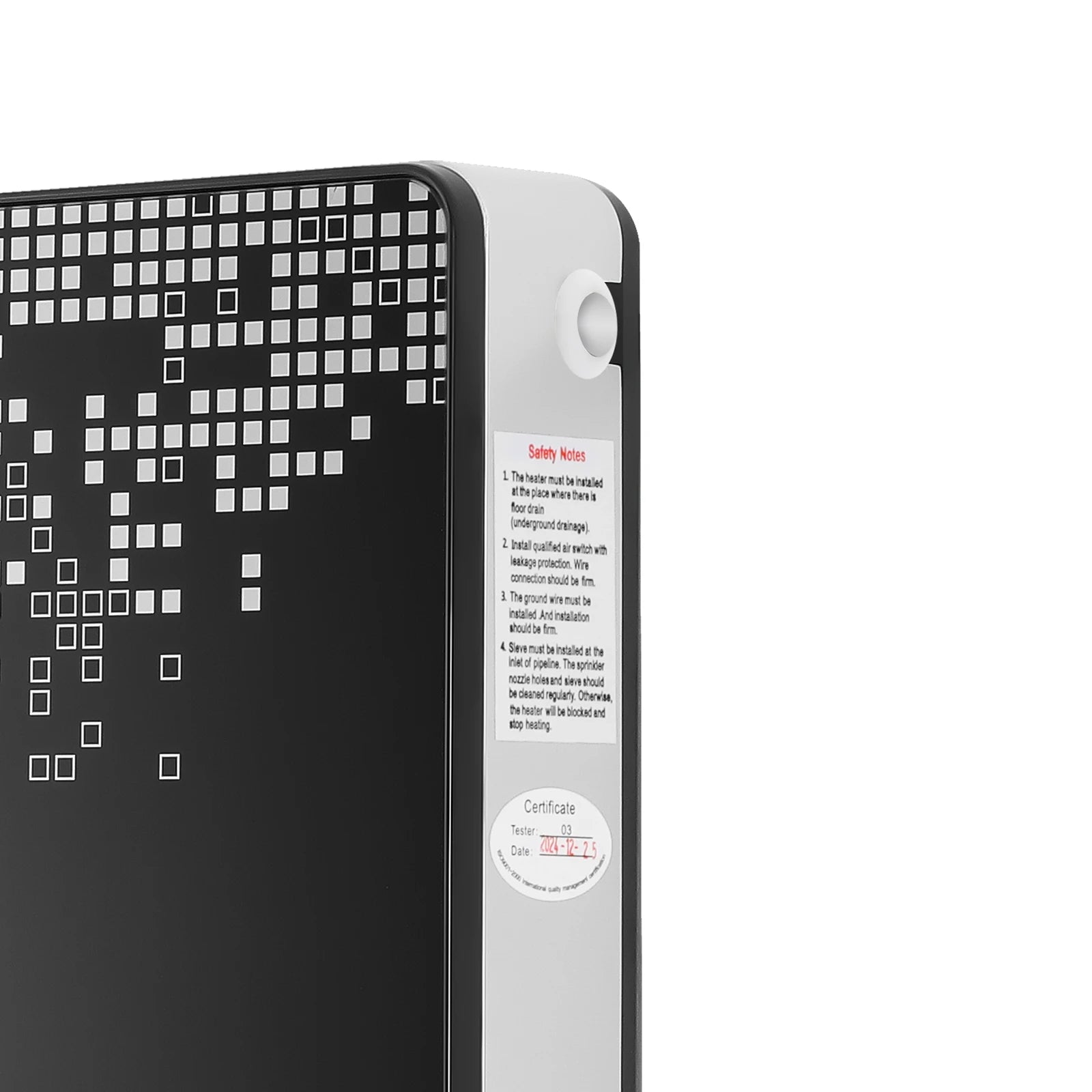 6500W Instant Electric Water Heater LED Touch Screen 86-131°F 3-second Heating 220V Tankless Water Heater with Shower Kit