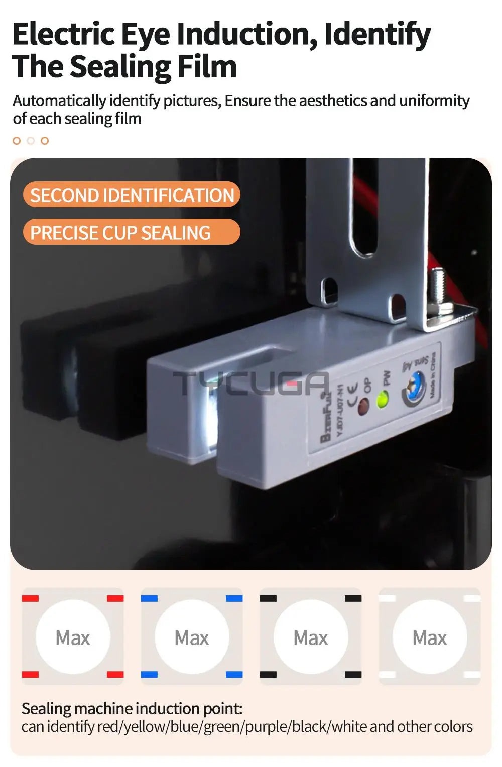 Cup Sealer Automatic Milk Tea/Coffee Shop Plastic/Paper Cup Sealing Machine 9/9.5CM Electric Bubble Tea Film For Business 220V