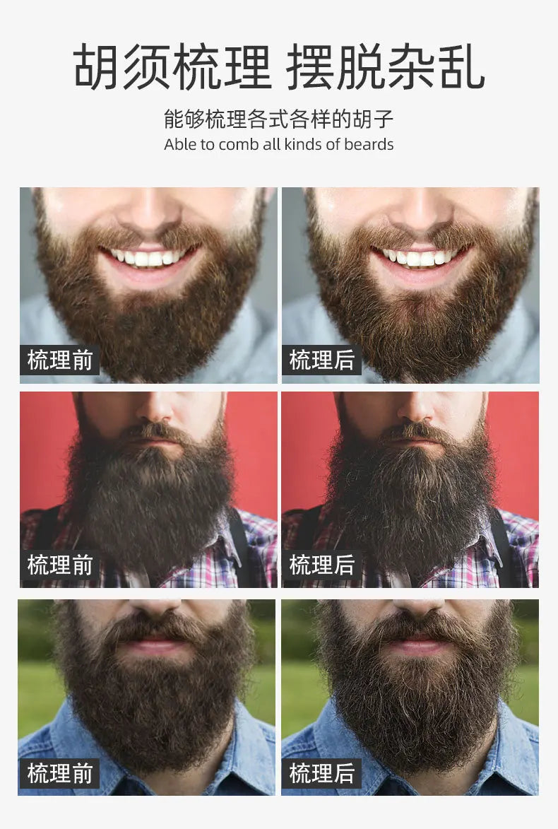 Kit De Mise En Forme De Barbe De Haute Qualité,