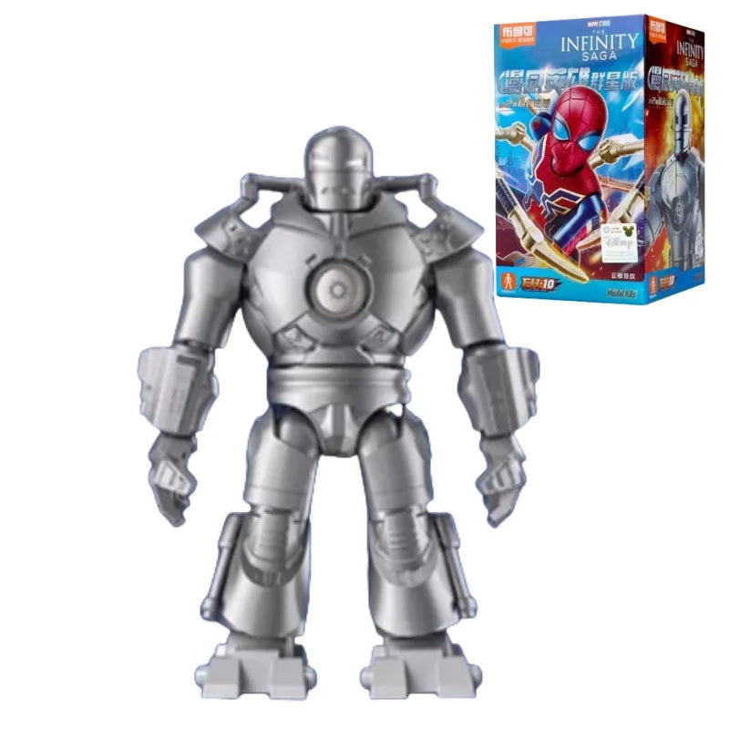BLOKEES Marvel Building Blocks Galaxy Version 2 Unlimited Legend series Spider Man Iron Man Assembling Toy Model Ornaments Gifts