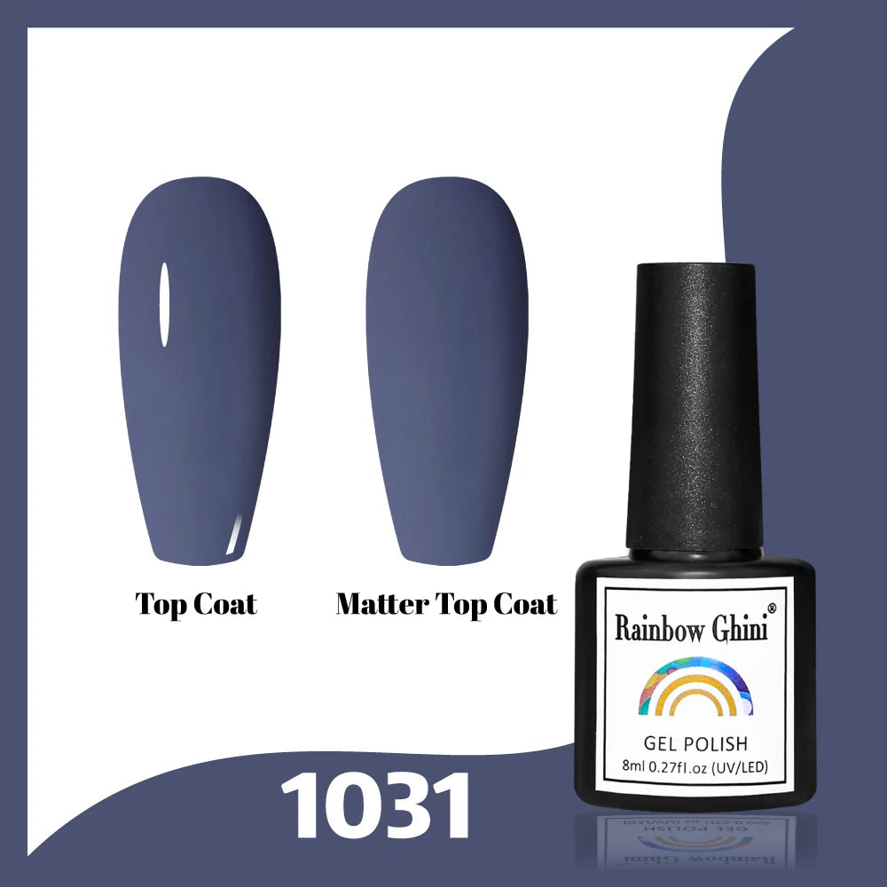 Gel Vernis à ongles semis permanents Paillettes 8Ml 150 couleurs