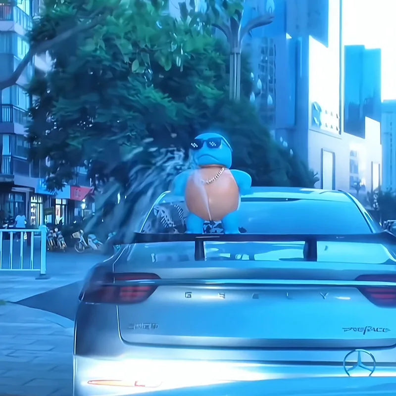 New Popular Toys Anime Will Spray Water Jenny Car Accessories Spray Water Big Size Proud And Cute Model Toys Car Squirtle Orname