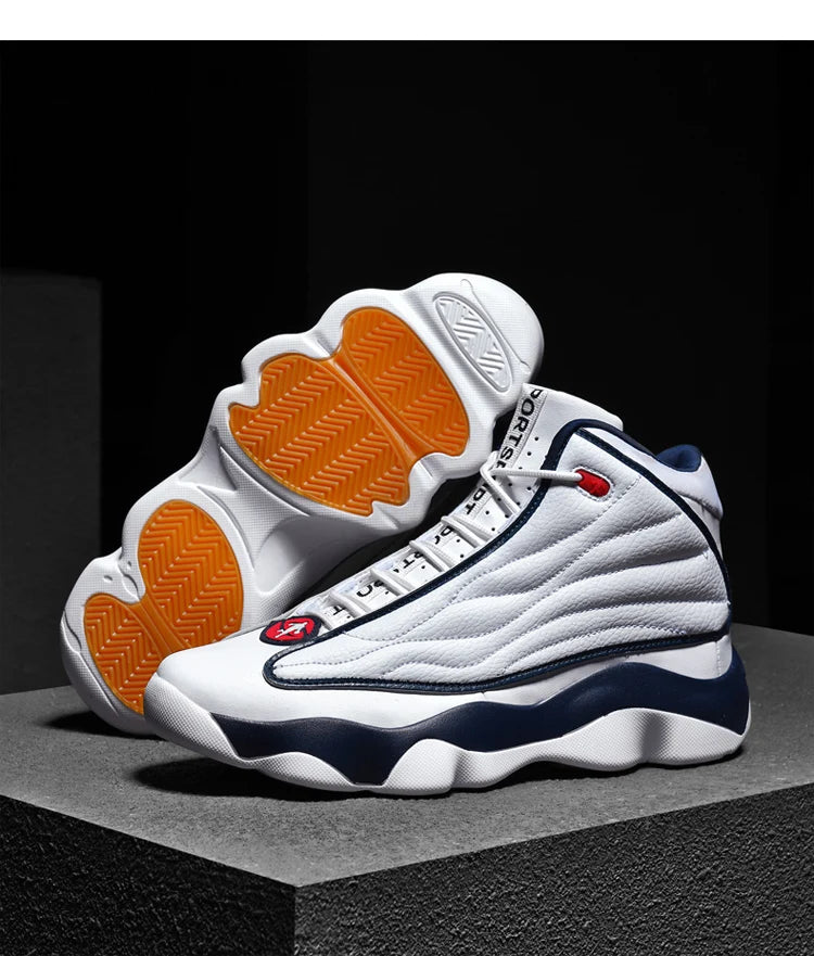 High Quality Mens Fitness Basketball Shoes Basketball Shoes Mens Sneakers Autumn High Top Anti-skid Outdoor Sneakers