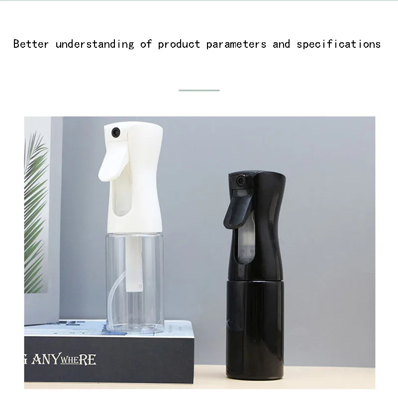 High Pressure Continuous Spray Bottle Hairdressing Hydrating Spray Bottle Press Mist Spray Bottle to Water Flowers