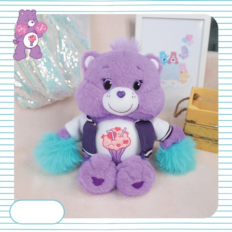 33cm Baseball Plush Toys Care Bears Cartoon Plush Toys Lovely stuffed Dolls Sleeping Bear Plush Toys Home Decoration Pillow