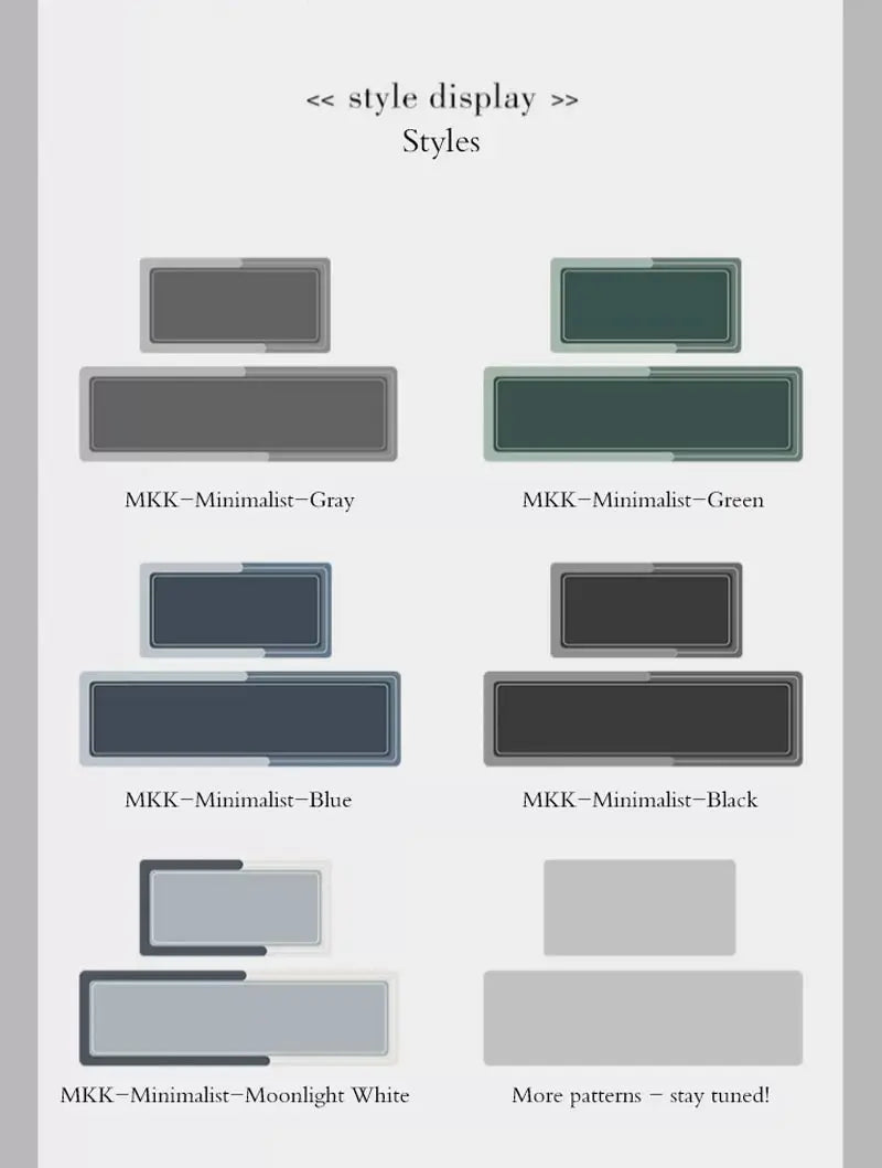 Nordic Kitchen Mats For Floor Waterproof Anti-Slip Kitchen Rug Long Area Rugs Hallway Bathroom Mat Entrance Doormat Washable