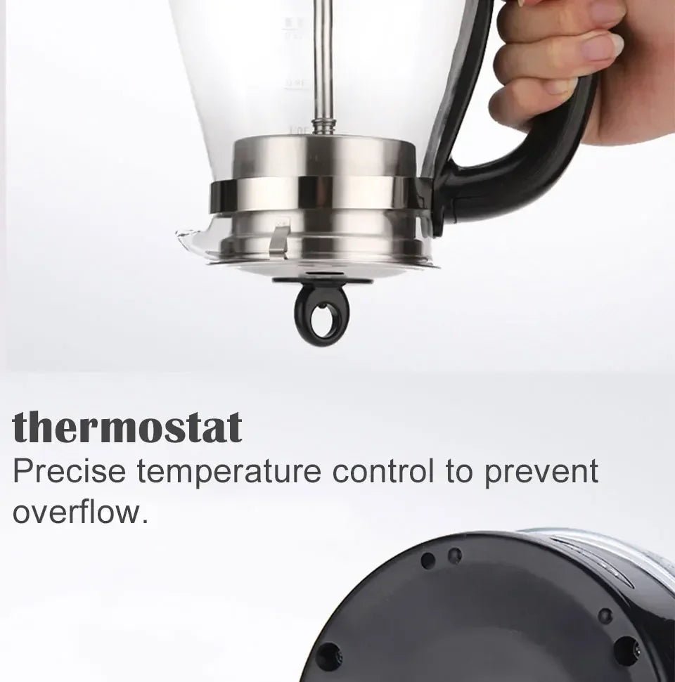 Fully automatic steam tea maker dark tea glass health pot heat preservation electric tea pot electric kettle 1L 220V