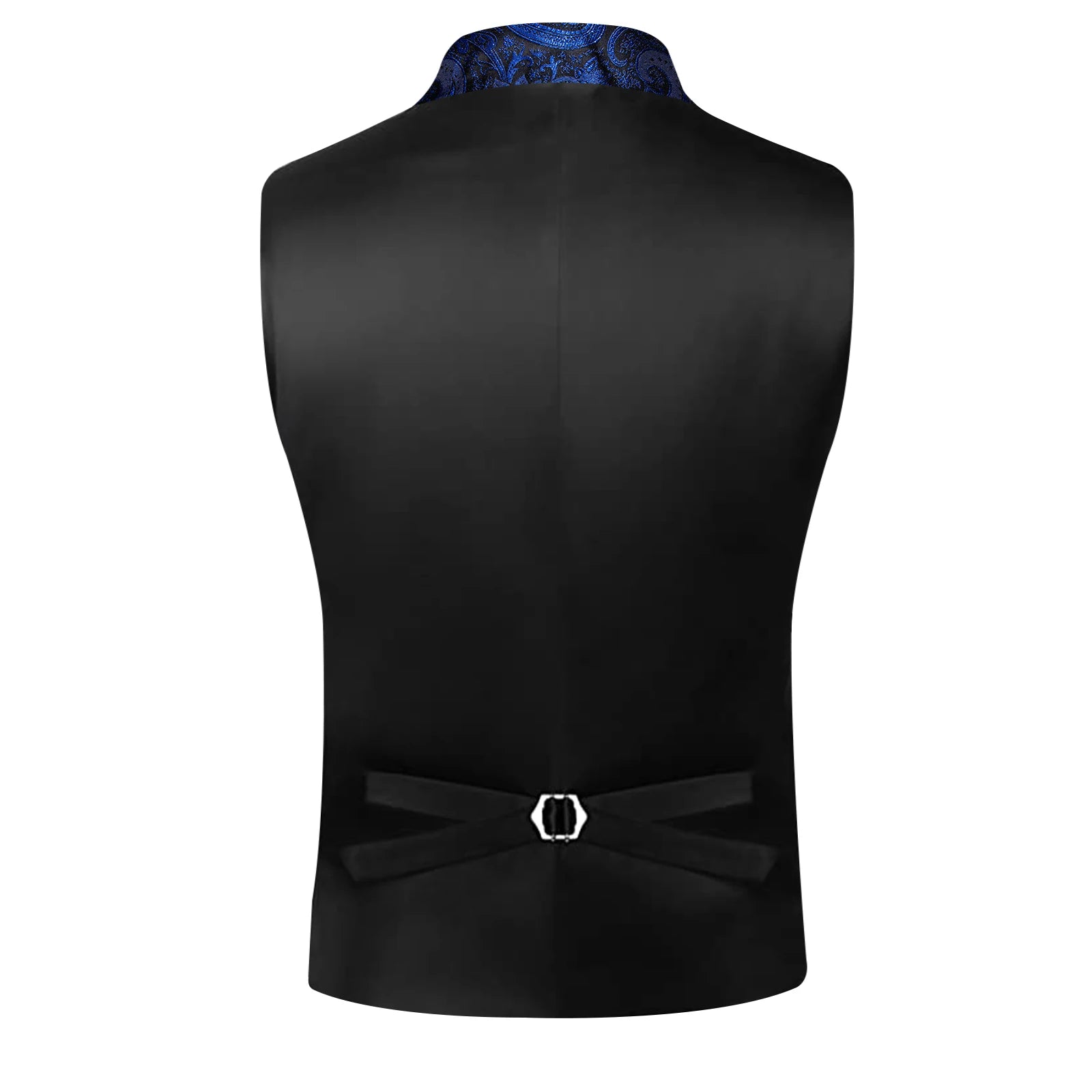 Boléro de costume bleu royal avec nœud papillon