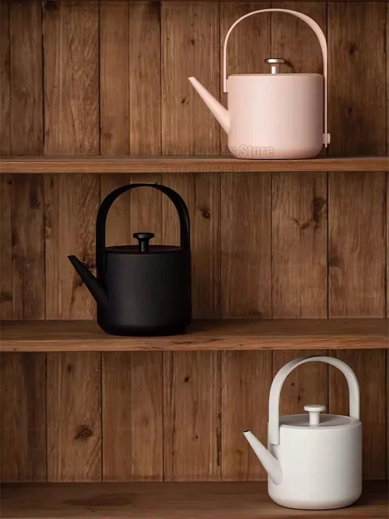 XiaoTi Electric Kettle Beautiful Retro Style 304 Stainless Steel Electric Tea Kettle For Home Office Hotel Fast Boiling 600ml
