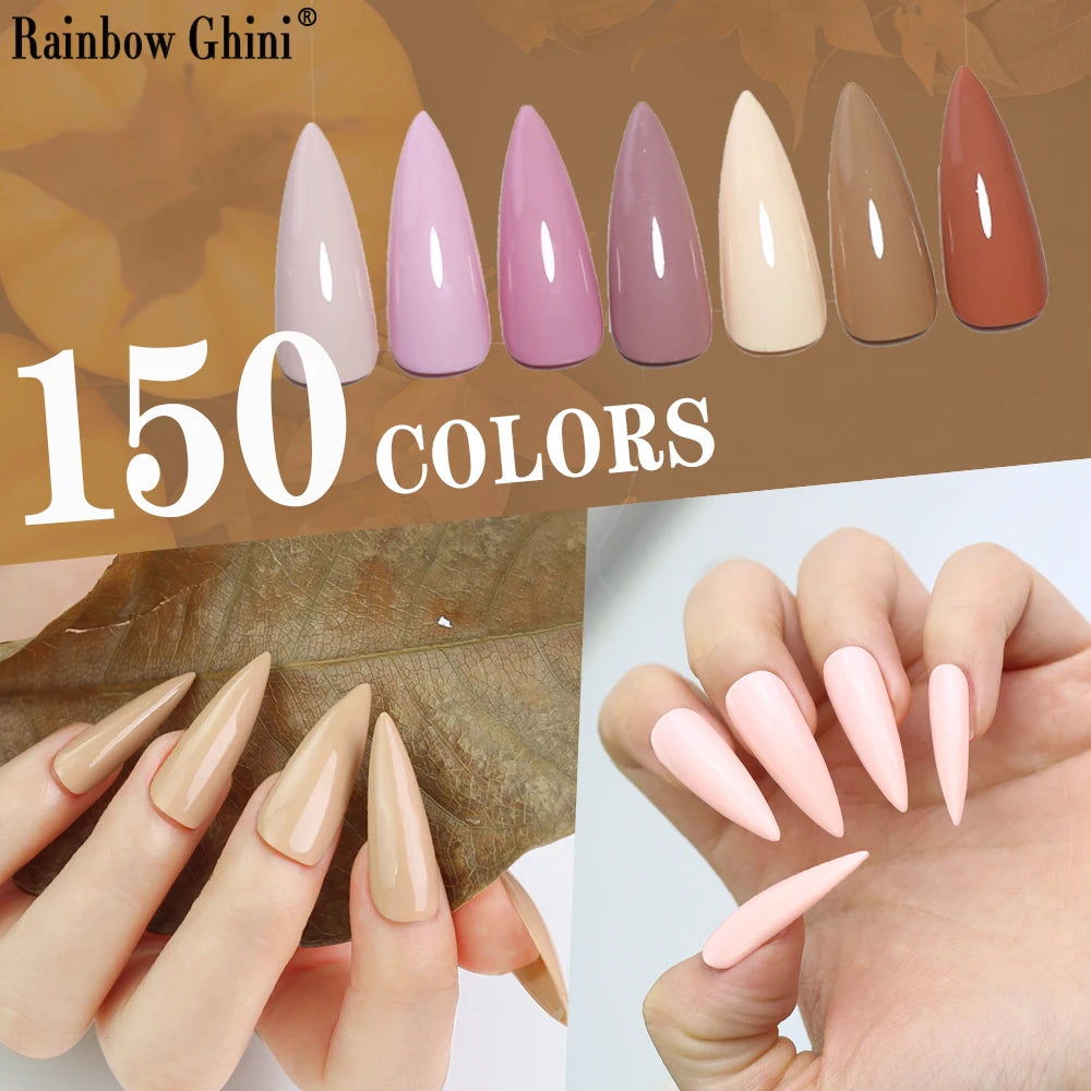 Gel Vernis à ongles semis permanents Paillettes 8Ml 150 couleurs