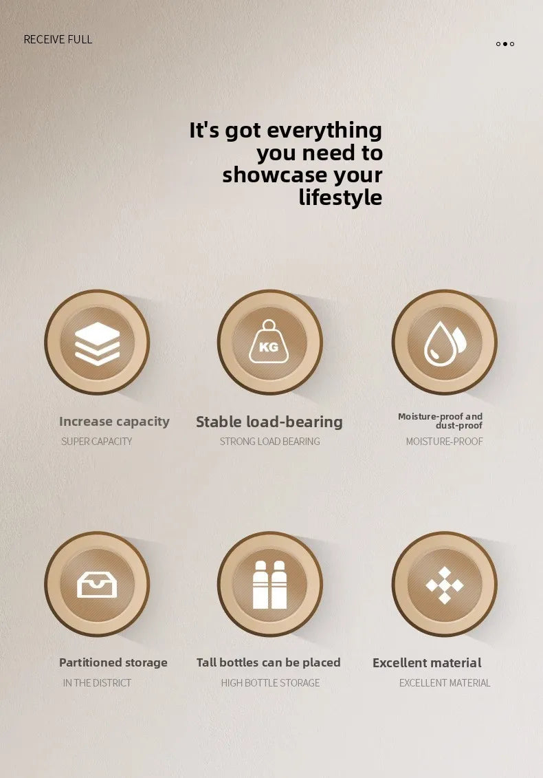 Boîte de rangement pour cosmétiques