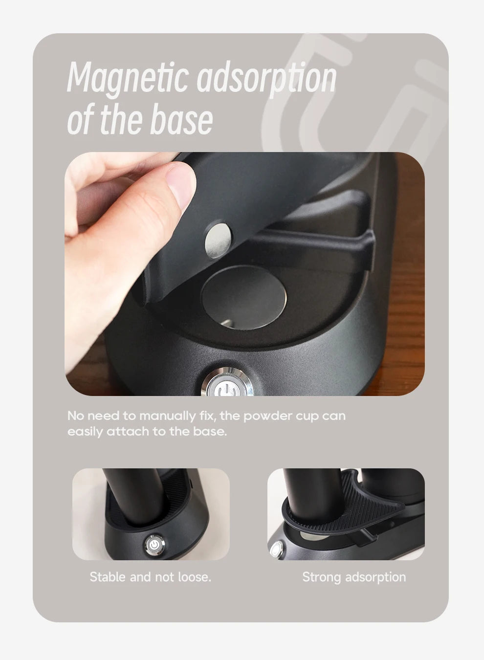 HiBREW G5 48mm Conical Burr Electric Coffee Grinder Compact Portable Coffee Bean Mill Kitchen for Espresso Turkish Coffee