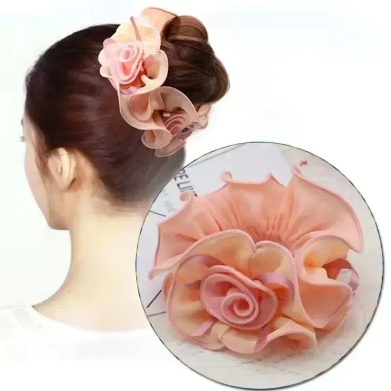 Élastique pour cheveux Fleur