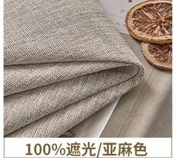 100% Blackout Japanese Modern Simple Curtains for Bedroom Living Dining Room Soundproof Textured Bamboo Window Decor Customized