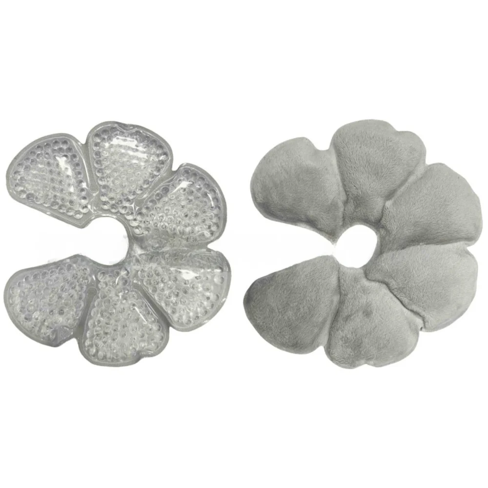 2pcs Petal Design Breast Therapy Pads Ice Compress Reusable Breastfeeding Gel Pads Ice Pack Pain Relief Patch