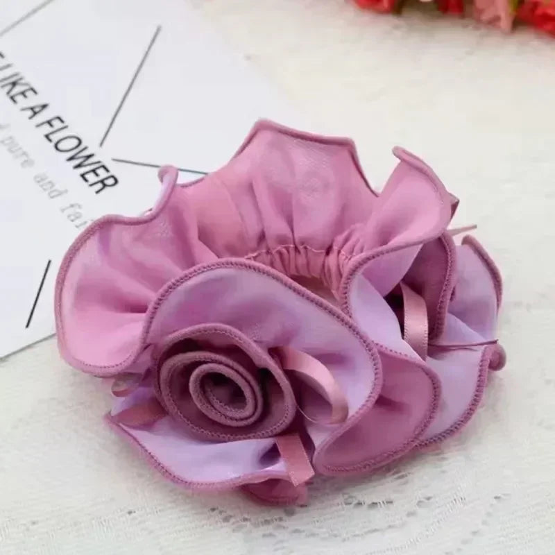 Élastique pour cheveux Fleur