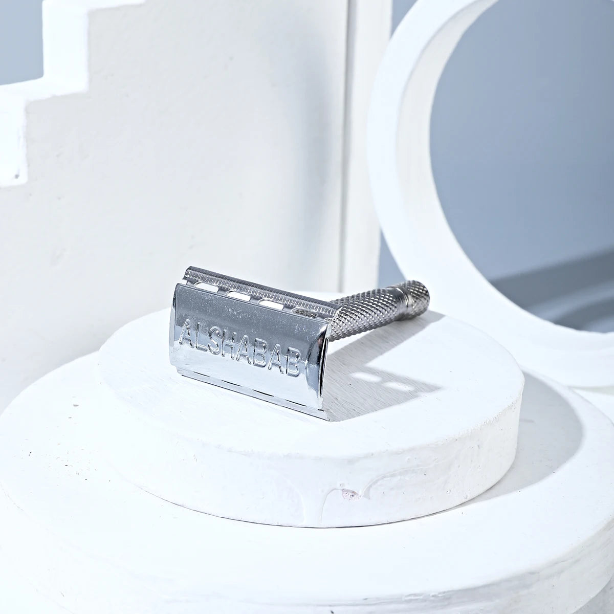 Rasoir de sécurité en acier inoxydable pour hommes