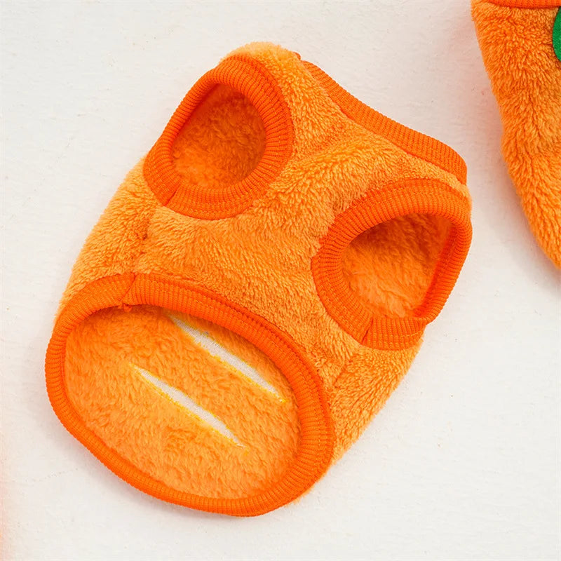 New Pet Dog Winter Warm Carrot Clothes Dog Plus Fleece Sweater Cat Clothing Supplies Designer Dog Clothes Cat Clothes