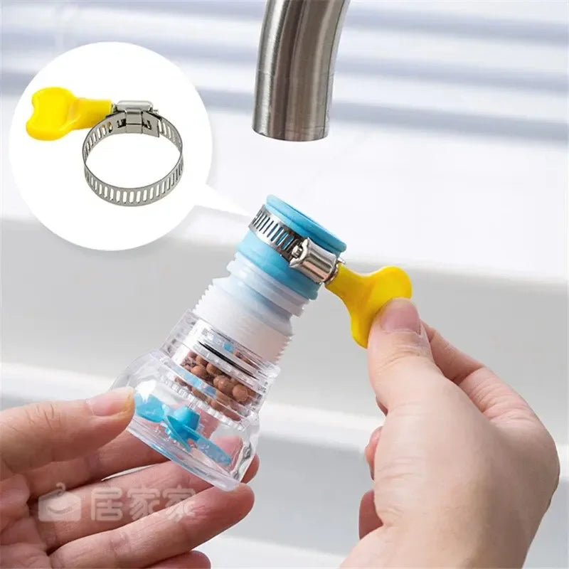 360 Rotation Universal Faucet Bubbler Swivel Water Saving Economizer Head Shower Kitchen Faucet Nozzle Adapter Sink Accessories