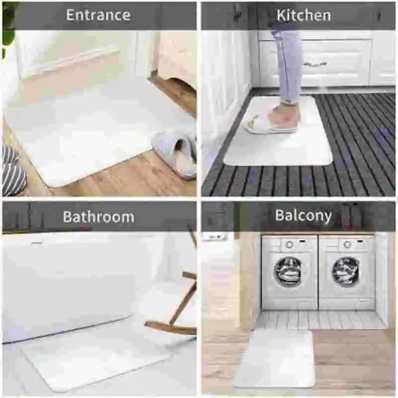 VIKAMA Christmas Reindeer Decorative Rug Living Room & Bedroom Door Mat Non-Slip, Stain-Resistant Carpet Home Furnishing