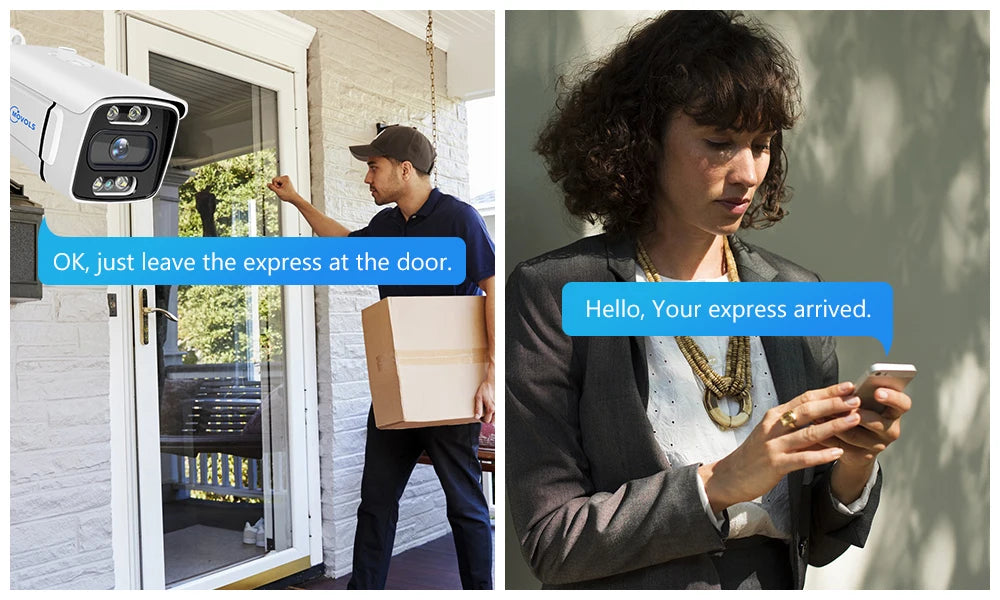 MOVOLS 8CH 5MP 8MP POE Security Camera System Two Way Audio 8MP NVR Kit CCTV Outdoor IP Camera H.265 P2P Video Surveillance Set