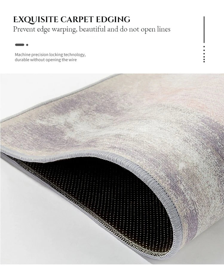 Modern Style Living Room Decoration Carpet Bohemia Rugs for Bedroom Home Decor Anti-Slip Homestay Lounge Floor Mat dining room