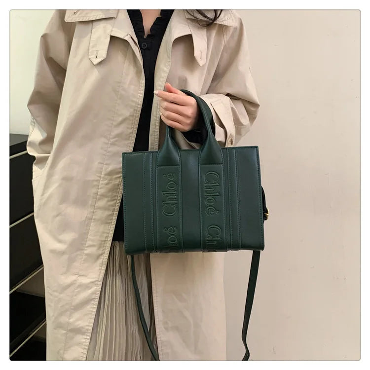 ‌2025 Fashion Embroidery Handbag - Adjustable Shoulder Tote, Crossbody Purse, Trendy & Practical, Perfect for Daily Outfits‌