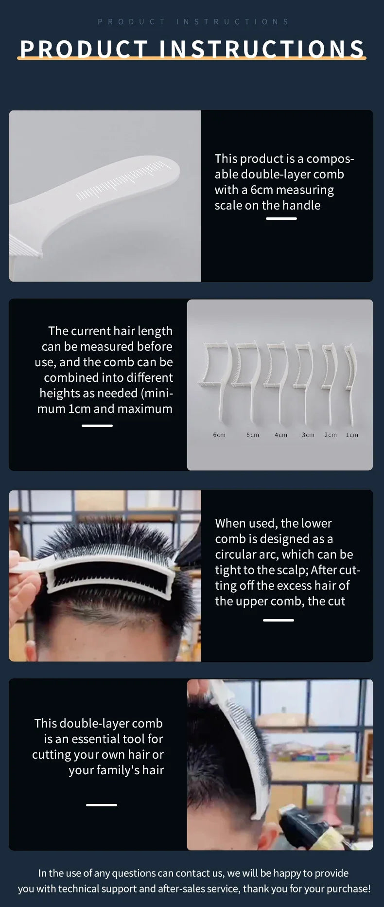 Peigne de positionnement incurvé Résistant à la chaleur Peigne à dessus plat Outils pour cheveux