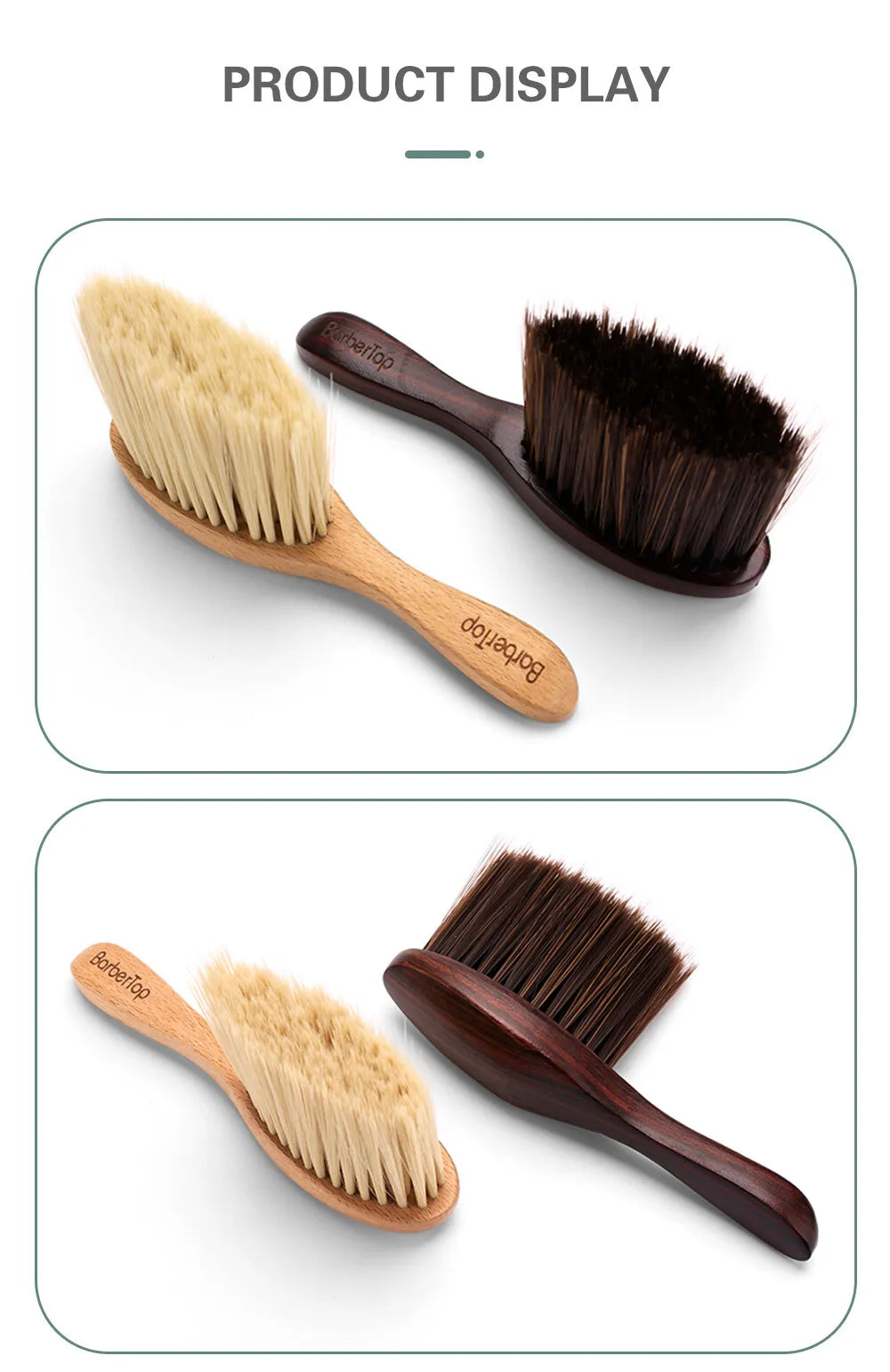 BARBERTOP Brosse à cheveux de nettoyage