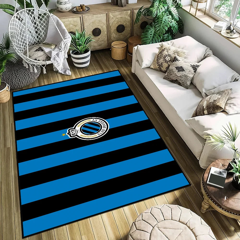 Club B-BruggeS K-KV Door Mat Entrance Non-slip Washable Kitchen Carpet Living Room Hallway Rug Bathroom Decoration