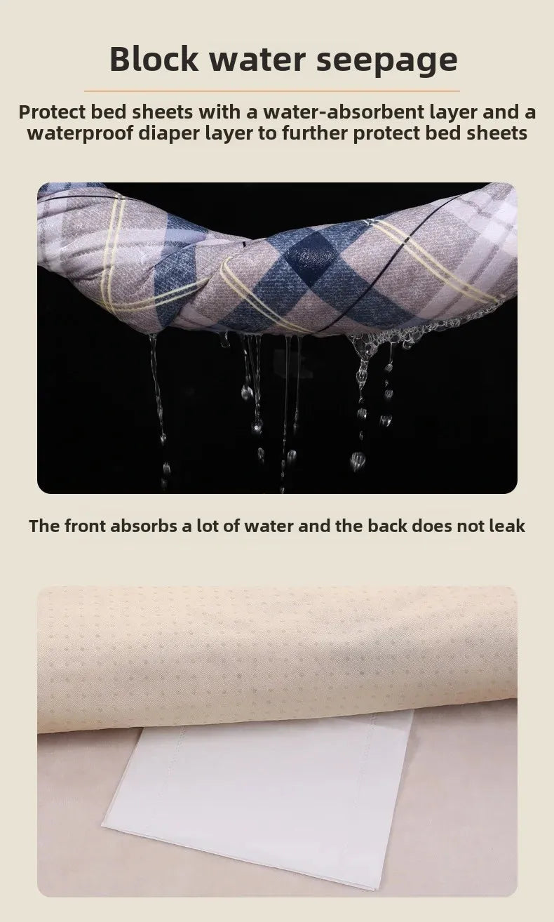 Newborn Cartoon Urine Pad Portable Cute Double Sided Bed Mat Waterproof Washable Diaper Changing Pad Children Diaper Products