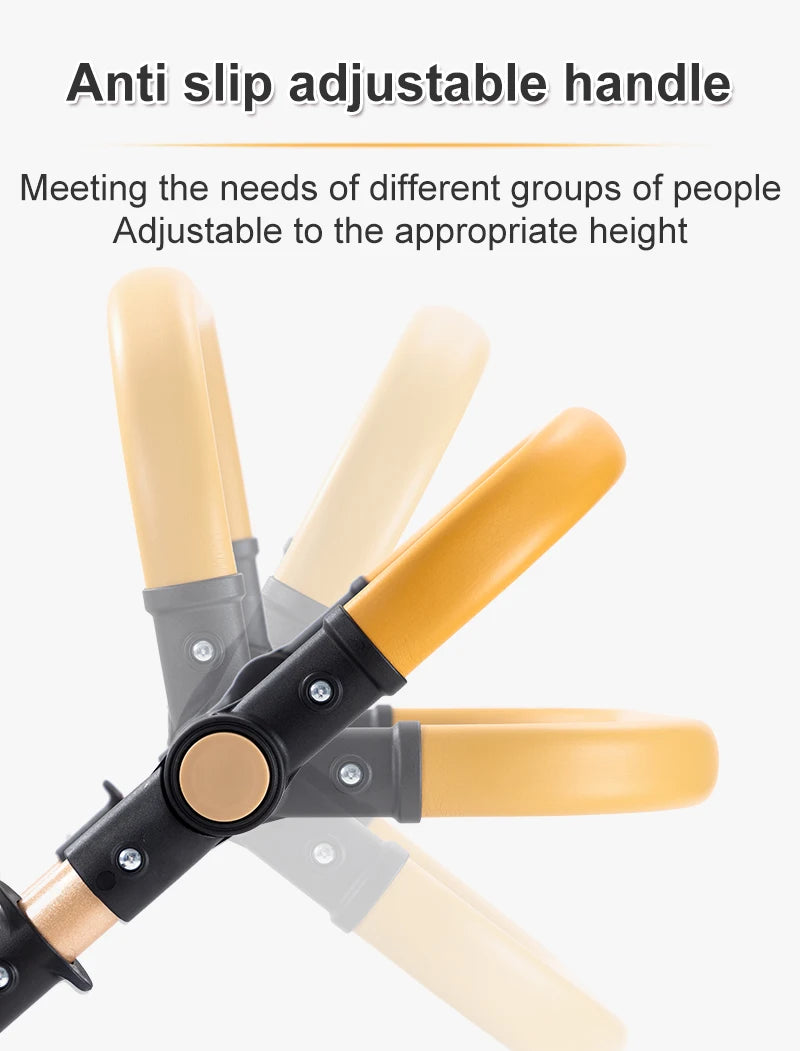 Poussette bébé 3-en-1 compacte, siège auto pour bébé, système de voyage portable pour bébé, poussette légère, poussette bidirectionnelle