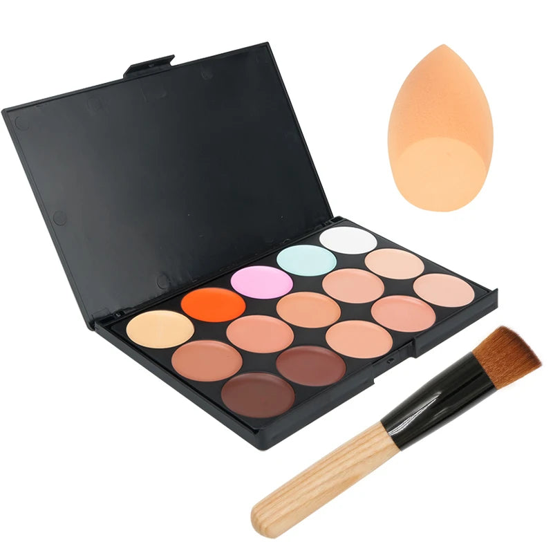 Palette Maquillage Correcteur Visage 15 couleurs