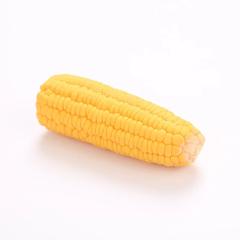 New Pet Toys Squeak Toys Latex Corn shape Puppy Dogs Toy Pet Supplies Training Playing Chewing Dog funny Toy For Small Dogs
