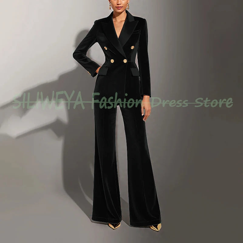 Ensembles femmes velours vert