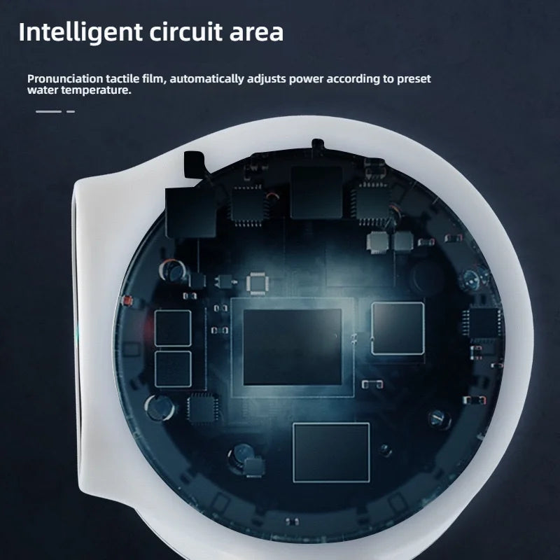 3000W Instant Hot Water Heater Faucet Electric Tankless for Kitchen Fast Heating Tap with Temperature Display